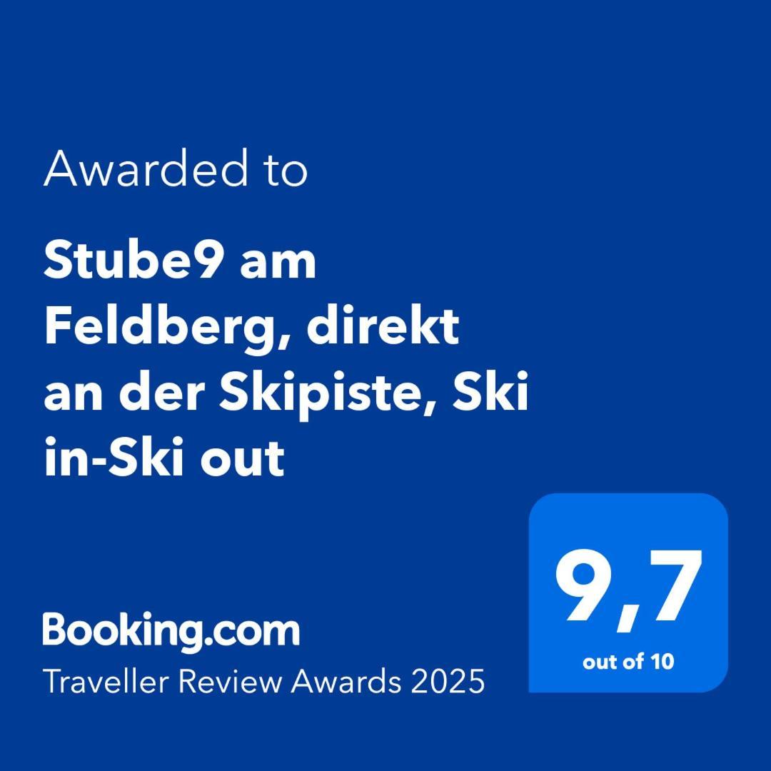 Stube9 Am Feldberg, Direkt An Der Skipiste, Ski In-Ski Out Фельдберг Екстер'єр фото